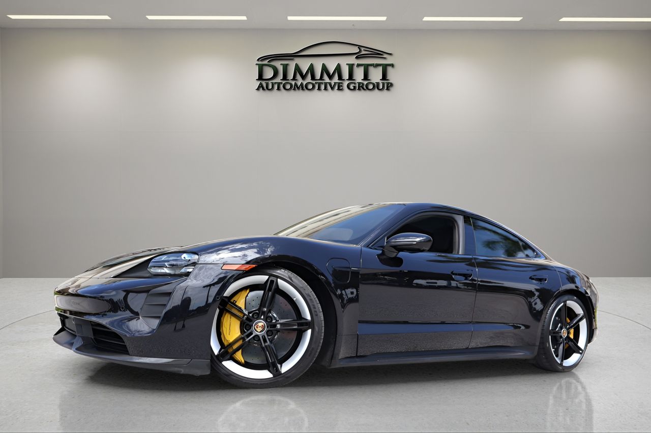 Jet Black Metallic 2020 Porsche Taycan Turbo S AWD Sedan All-Wheel Drive 2-Speed Automatic