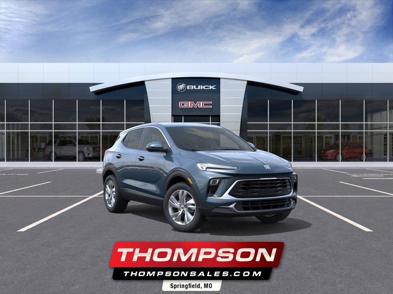 Ocean Blue Metallic 2026 Buick Encore GX SUV / Crossover Front-Wheel Drive Continuously Variable Transmission