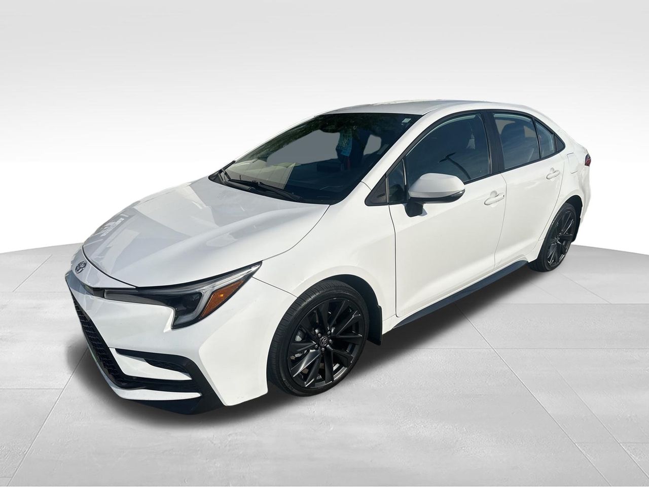 Ice Cap 2024 Toyota Corolla SE FWD Sedan Front-Wheel Drive Continuously Variable Transmission