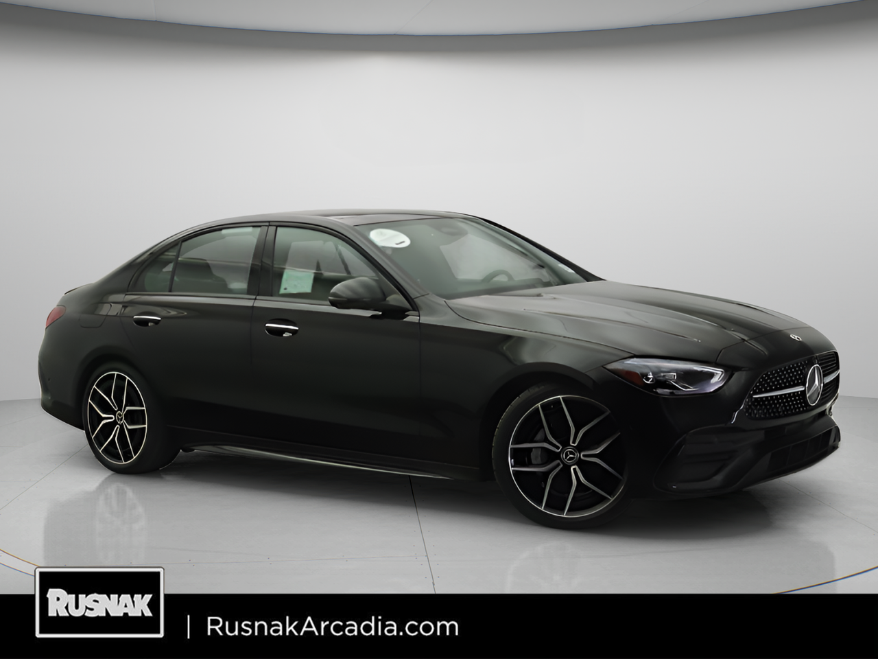 Black 2023 Mercedes-Benz C-Class Sedan Rear-Wheel Drive 9-Speed Automatic
