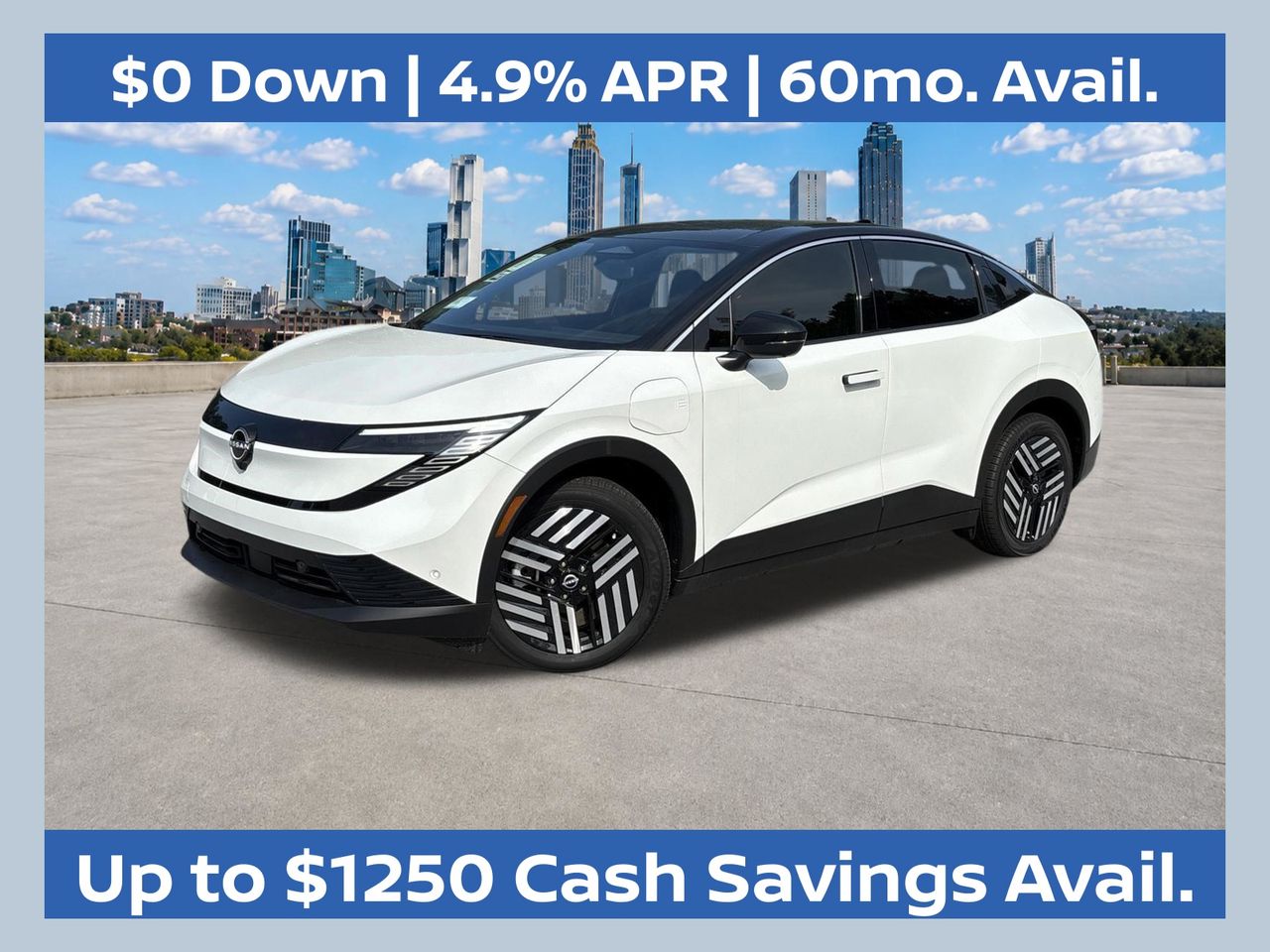 Everest White Pearl/Black 2026 Nissan LEAF SUV / Crossover Front-Wheel Drive Automatic