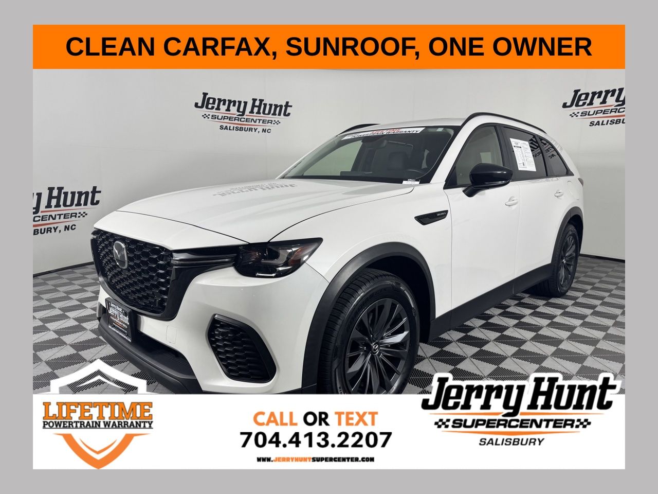 Rhodium White Premium 2025 Mazda CX-70 SUV / Crossover All-Wheel Drive 8-Speed Automatic