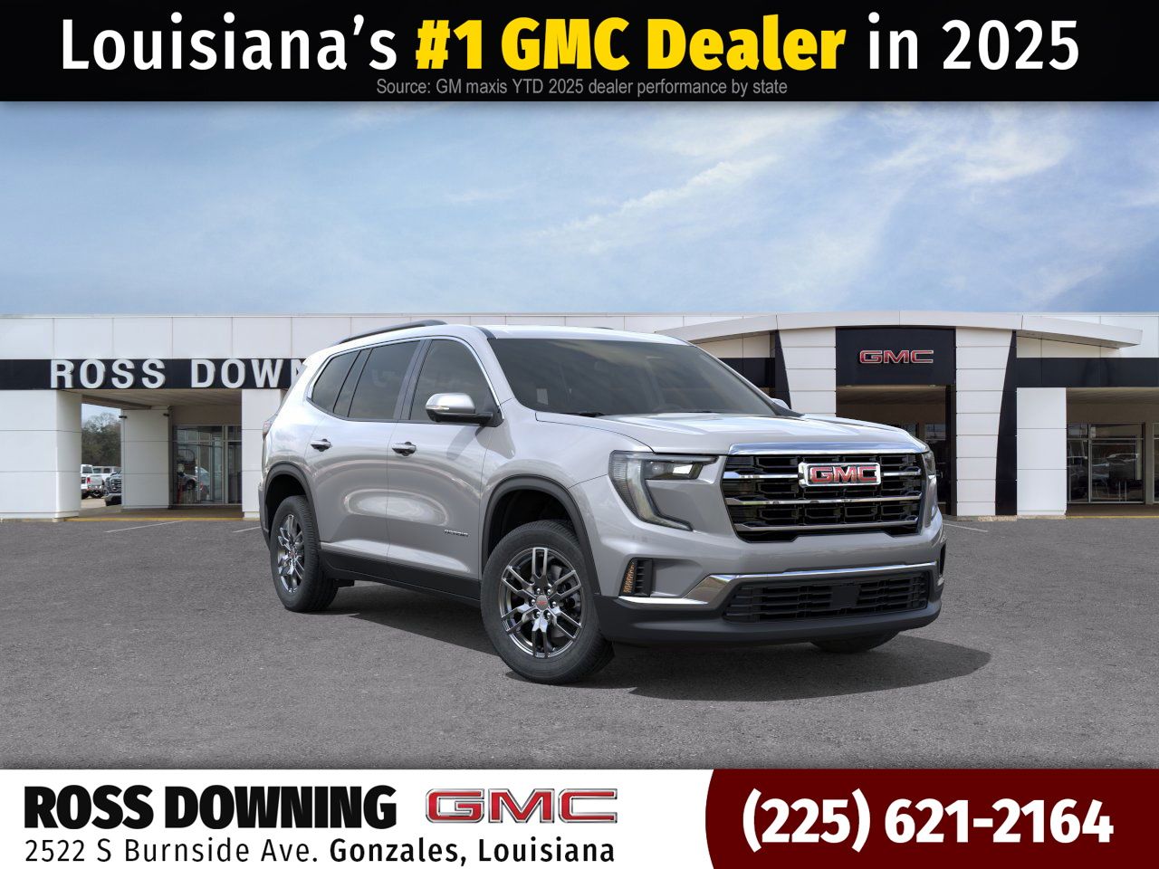 Sterling Metallic 2026 GMC Acadia Elevation FWD SUV / Crossover Front-Wheel Drive 8-Speed Automatic