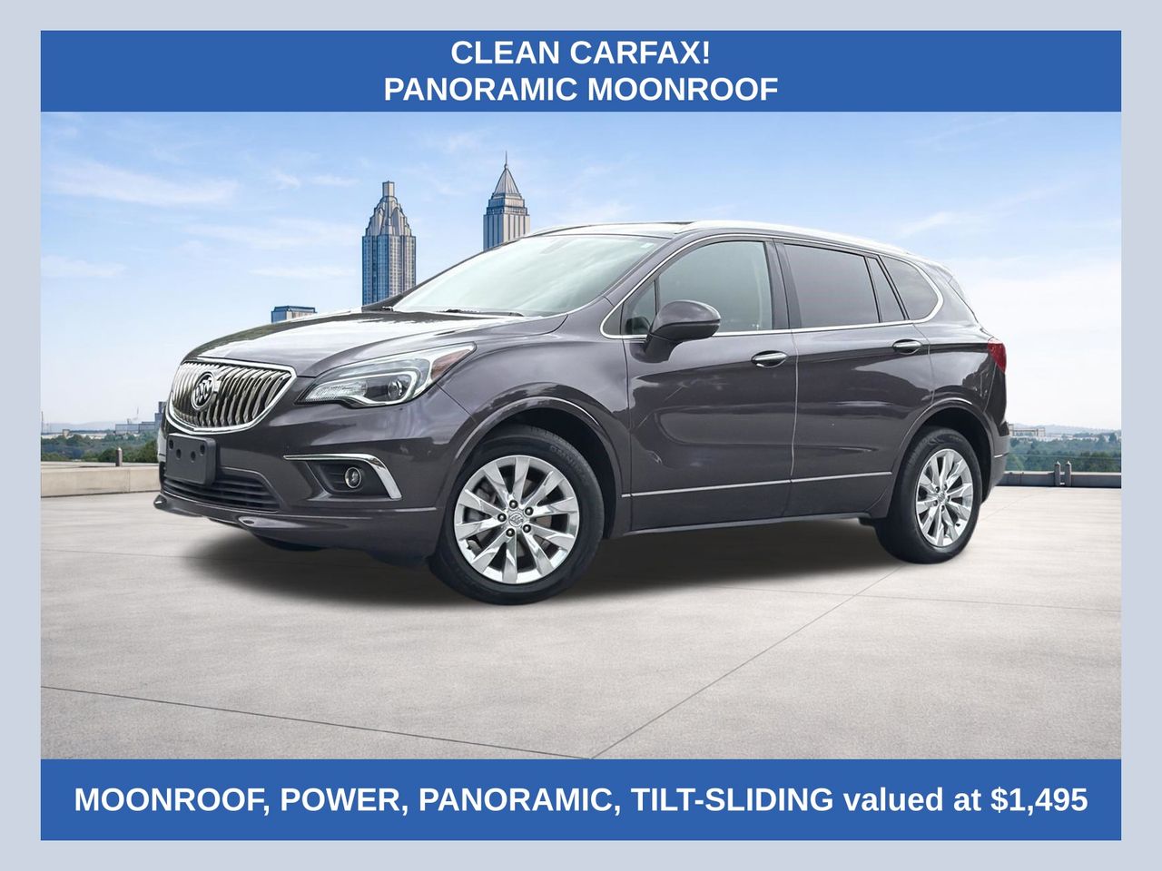 Midnight Amethyst Metallic 2018 Buick Envision SUV / Crossover All-Wheel Drive 6-Speed Automatic