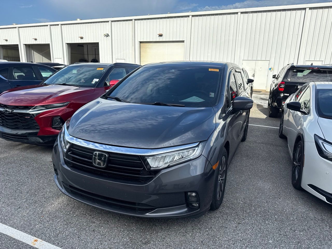 Gray 2023 Honda Odyssey Minivan Front-Wheel Drive Automatic