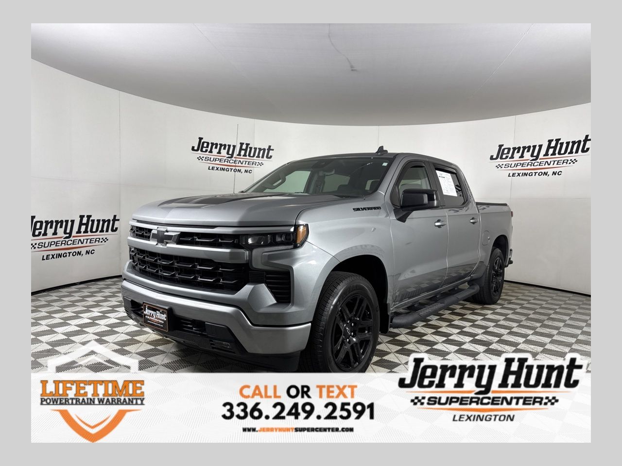 Sterling Gray Metallic 2023 Chevrolet Silverado 1500 Pickup Truck Four-Wheel Drive Automatic
