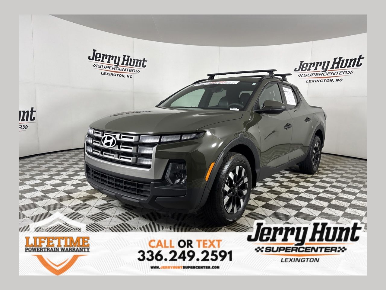 Rockwood Green 2025 Hyundai Santa Cruz Pickup Truck All-Wheel Drive 8-Speed Automatic