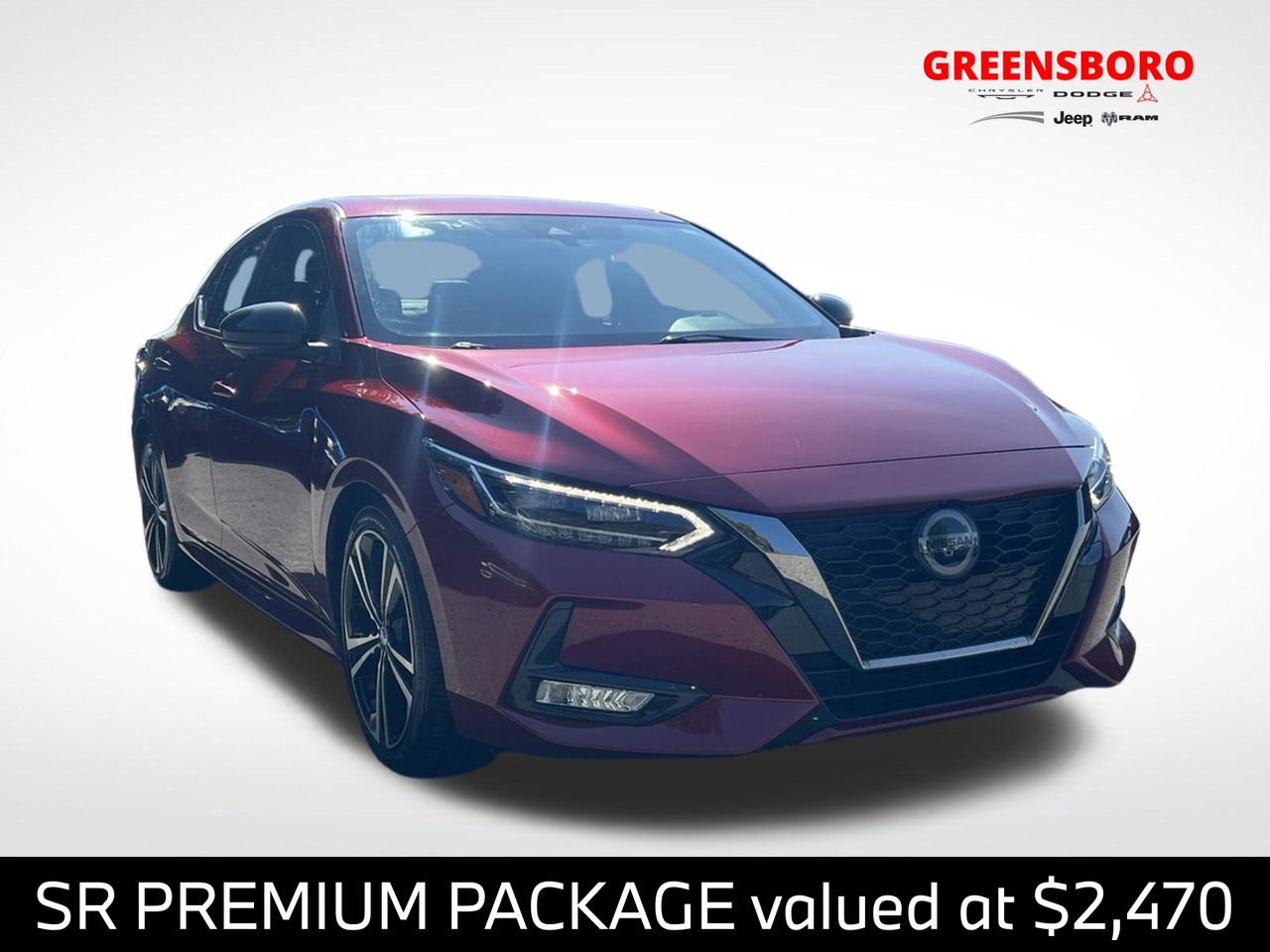 Red (Scarlet Ember Tintcoat) 2023 Nissan Sentra Sedan Front-Wheel Drive Continuously Variable Transmission