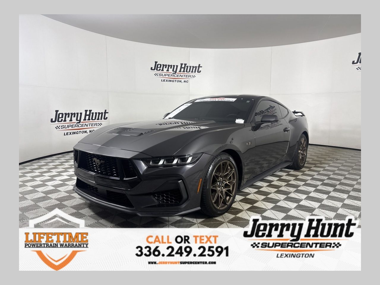 Gray Metallic 2024 Ford Mustang Coupe Rear-Wheel Drive Automatic
