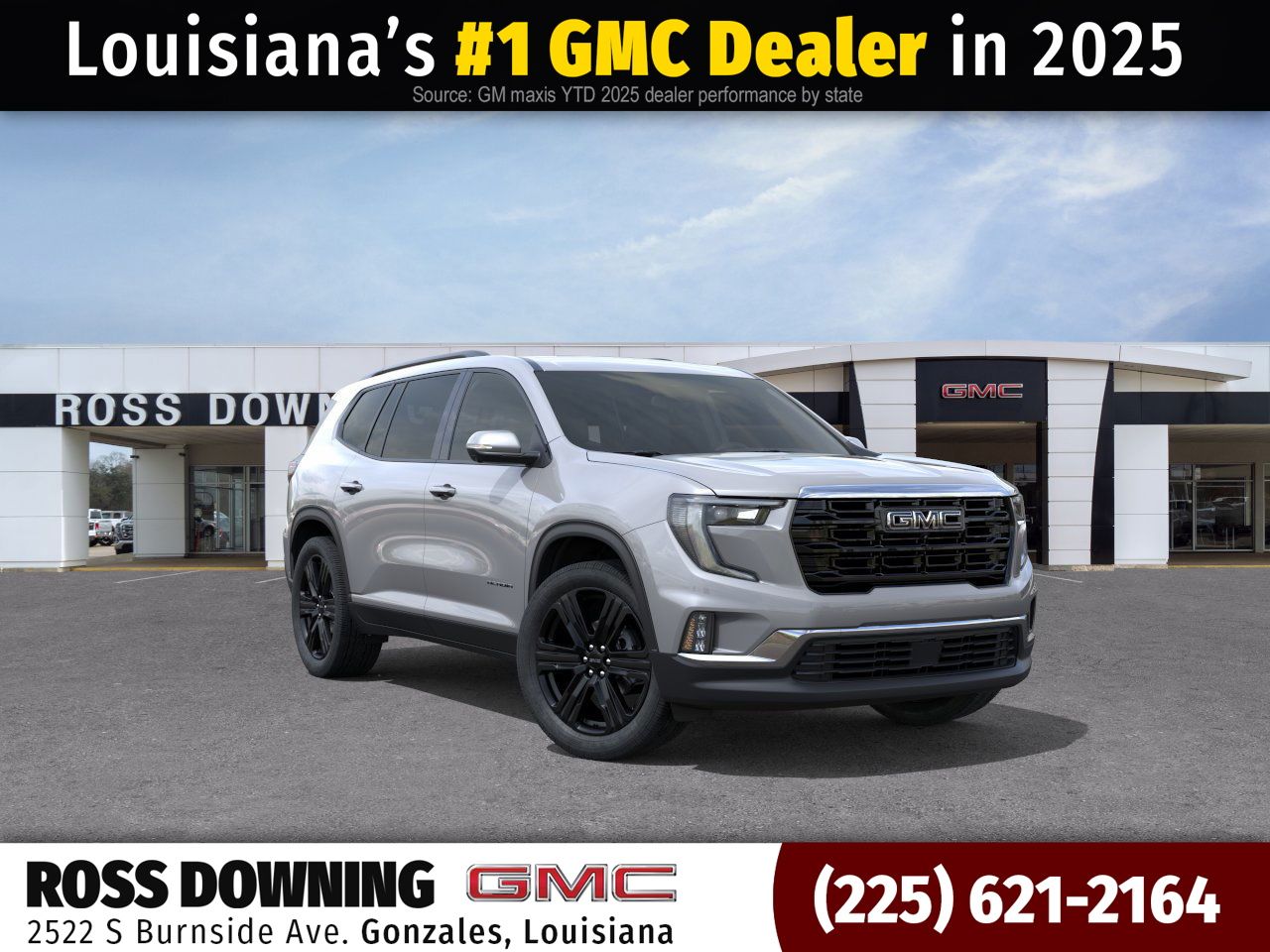 Sterling Metallic 2026 GMC Acadia Elevation FWD SUV / Crossover Front-Wheel Drive 8-Speed Automatic