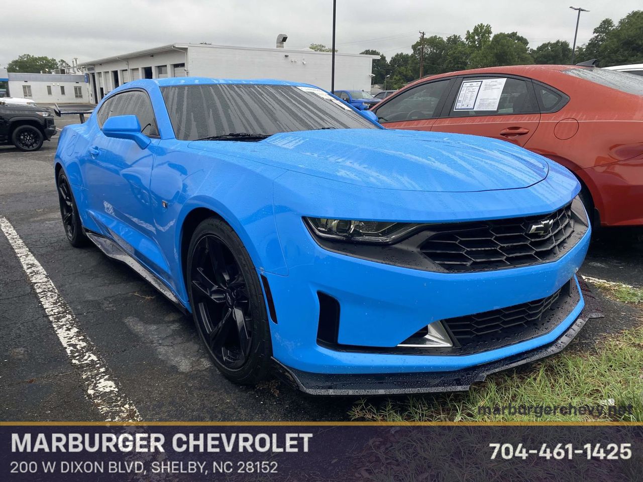 Rapid Blue 2022 Chevrolet Camaro Coupe Rear-Wheel Drive 8-Speed Automatic
