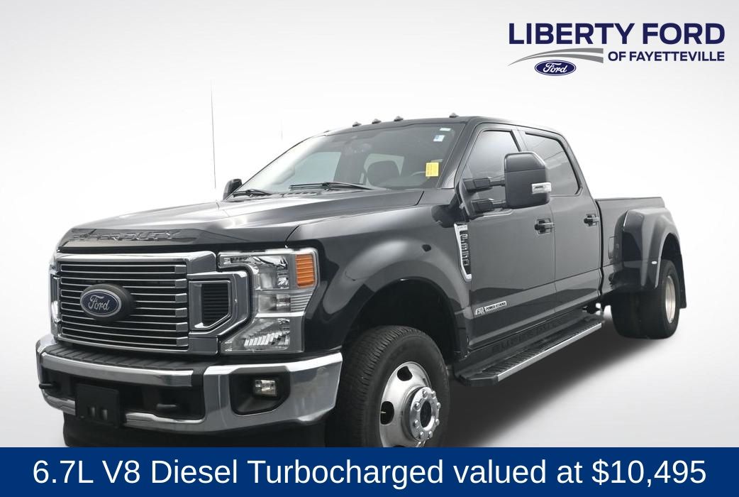 Black Metallic 2021 Ford F-350 Super Duty Pickup Truck Four-Wheel Drive Automatic