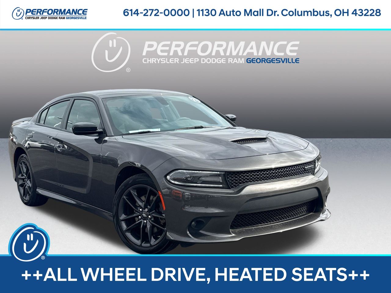 Gray (Granite Crystal Metallic Clearcoat) 2021 Dodge Charger GT AWD Sedan All-Wheel Drive 8-Speed Automatic