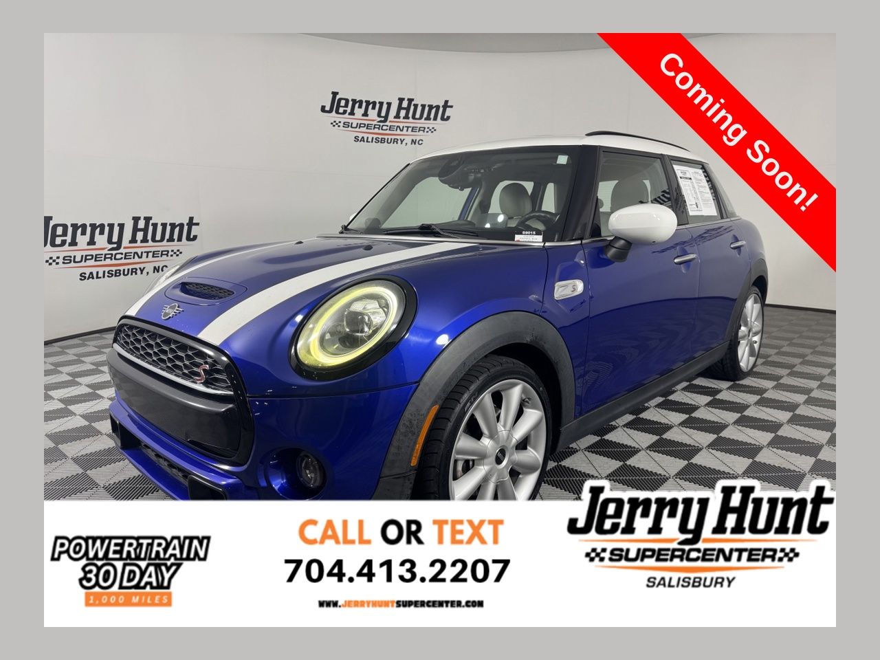 Blue Metallic 2020 MINI Cooper Hatchback  Automatic