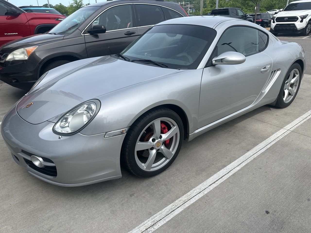 Arctic Silver Metallic 2008 Porsche Cayman S Coupe Rear-Wheel Drive 6-Speed Manual Overdrive