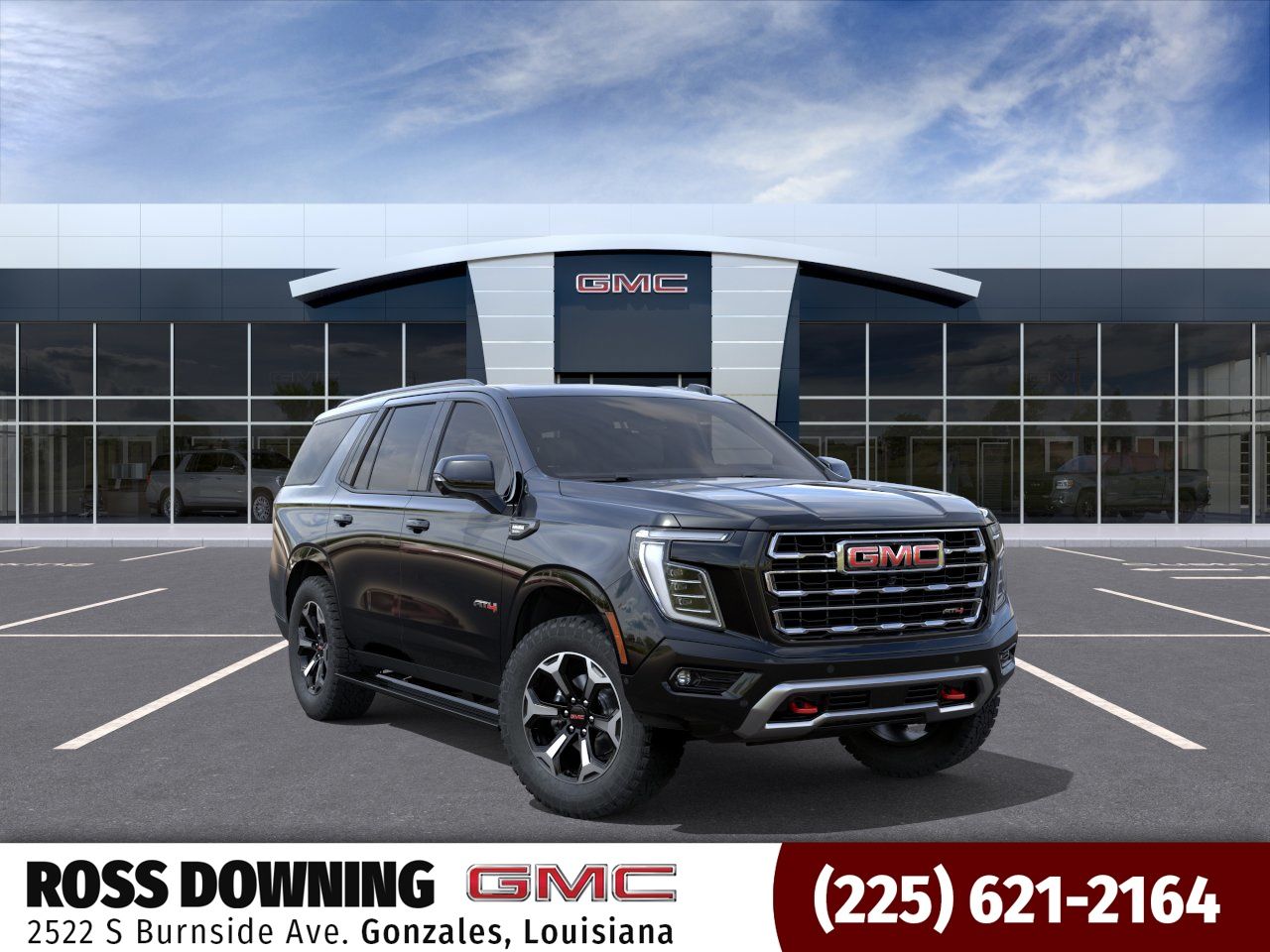 Onyx Black 2026 GMC Yukon AT4 4WD SUV / Crossover Four-Wheel Drive