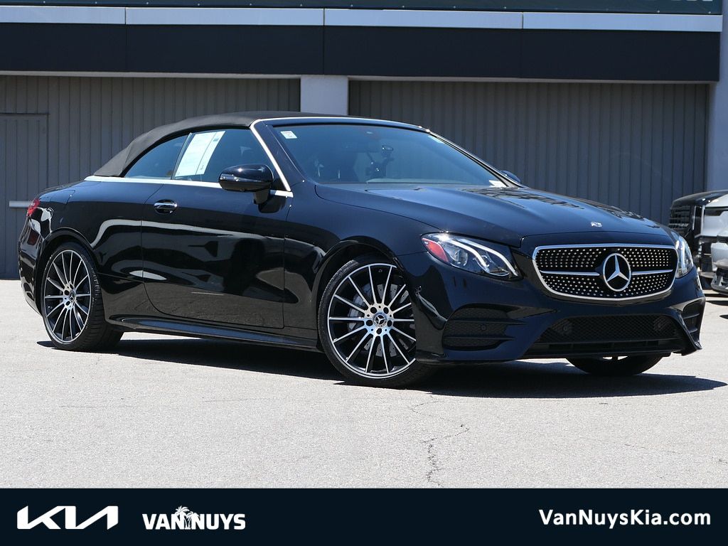 Black 2020 Mercedes-Benz E-Class Convertible Rear-Wheel Drive 9-Speed Automatic