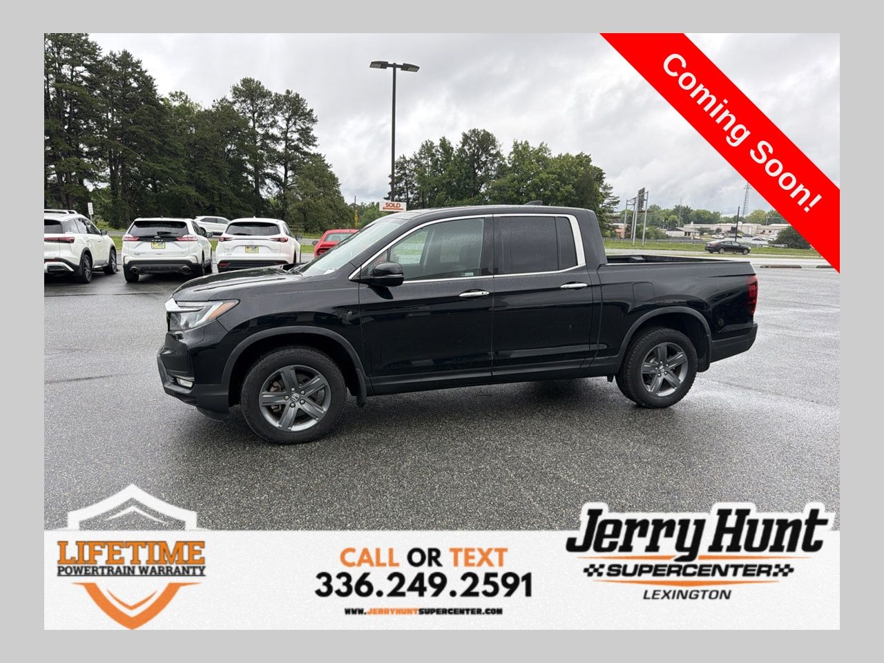 Crystal Black Pearl 2023 Honda Ridgeline Pickup Truck All-Wheel Drive 9-Speed Automatic