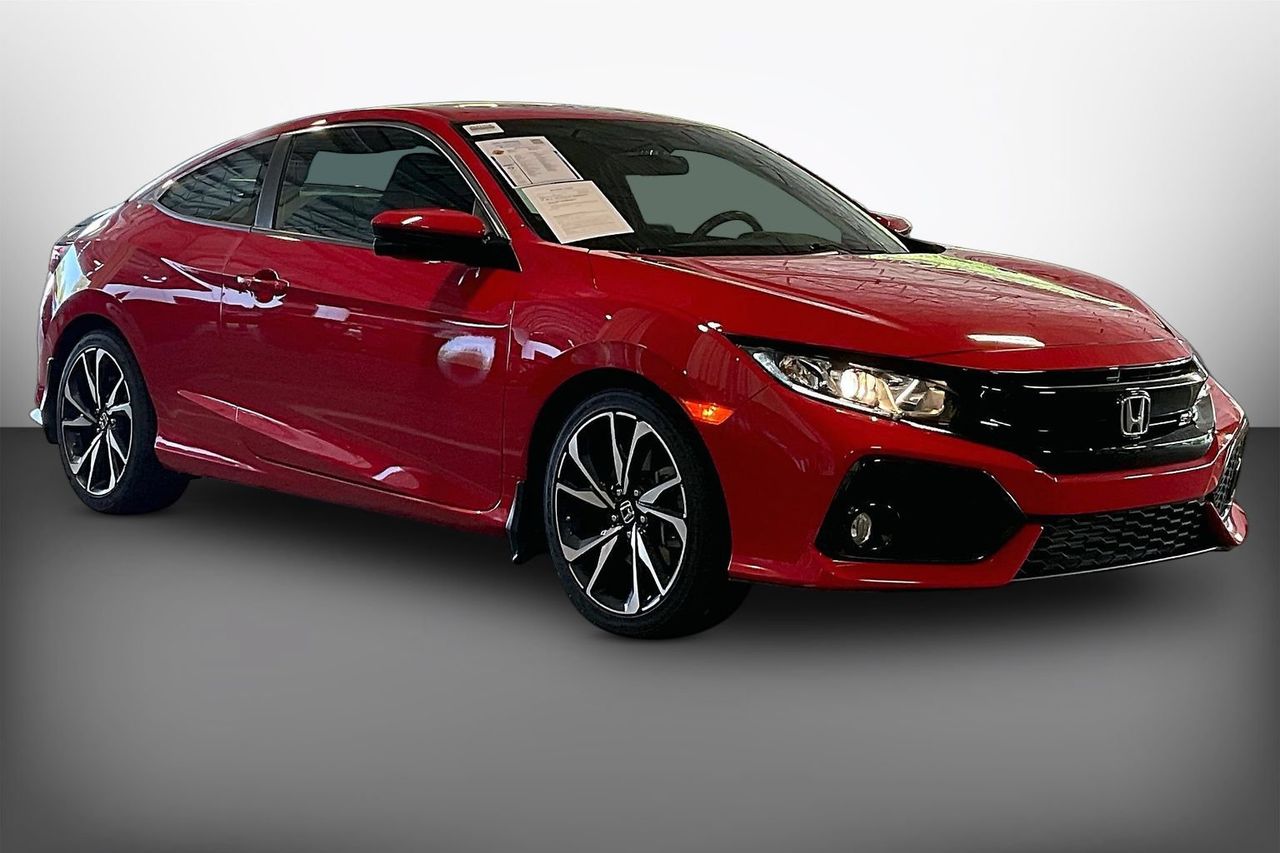 Rallye Red 2018 Honda Civic Coupe Coupe Front-Wheel Drive 6-Speed Manual