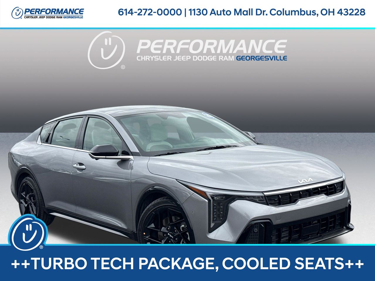 Steel Gray 2025 Kia K4 GT-Line Turbo FWD Sedan Front-Wheel Drive 8-Speed Automatic