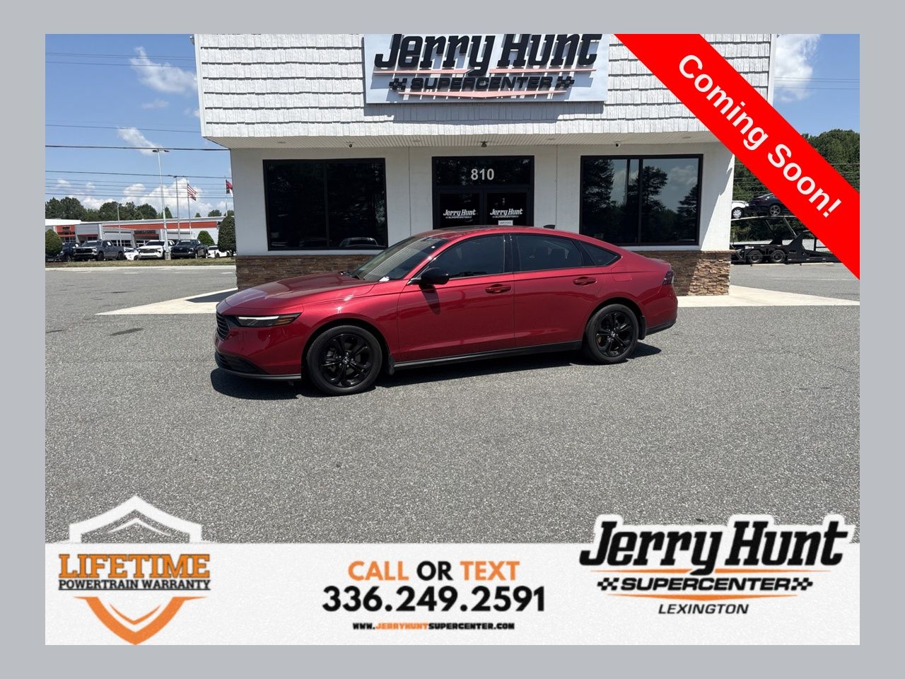Red 2025 Honda Accord SE FWD Sedan Front-Wheel Drive Continuously Variable Transmission