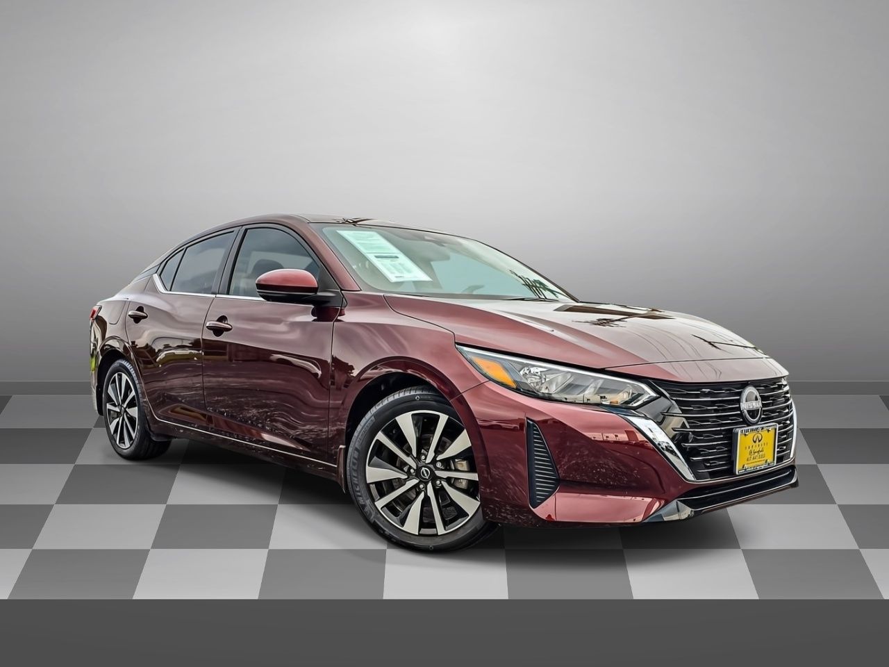 Rosewood Metallic 2025 Nissan Sentra Sedan Front-Wheel Drive Continuously Variable Transmission