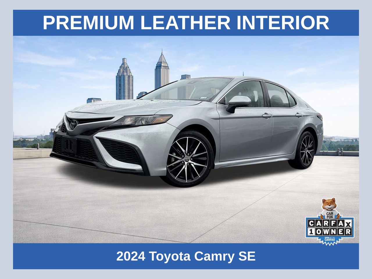 Celestial Silver Metallic 2024 Toyota Camry Sedan Front-Wheel Drive 8-Speed Automatic
