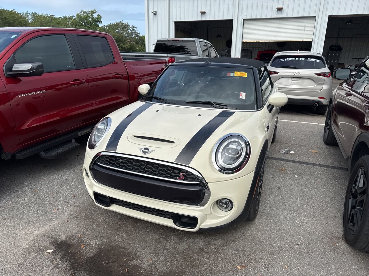 Pepper White 2021 MINI Cooper S Convertible FWD Convertible Front-Wheel Drive 7-Speed Automatic