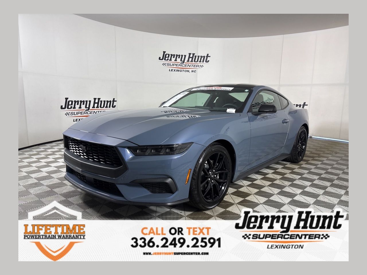 Vapor Blue 2025 Ford Mustang Coupe Rear-Wheel Drive Automatic