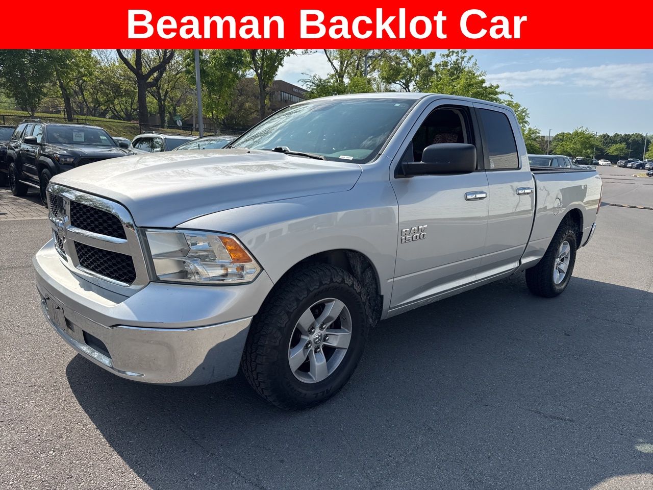 Bright Silver Metallic Clearcoat 2016 RAM 1500 SLT Quad Cab RWD Pickup Truck 4X2 8-Speed Automatic