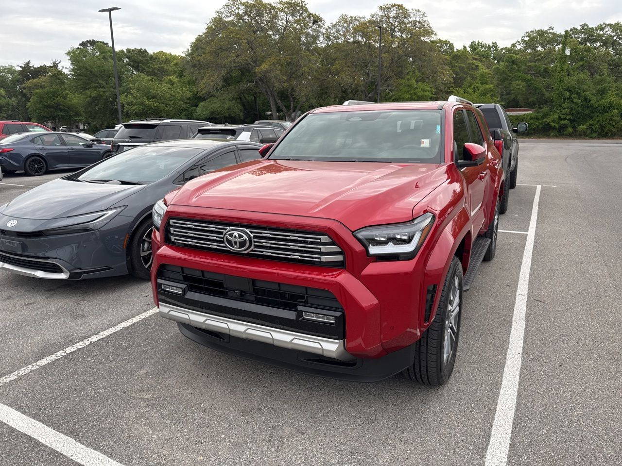 Red 2025 Toyota 4Runner Limited 4WD SUV / Crossover All-Wheel Drive 8-Speed Automatic