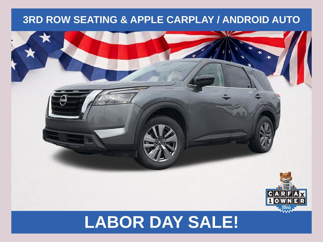 Gray (Gun Metallic) 2024 Nissan Pathfinder SUV / Crossover Front-Wheel Drive 9-Speed Automatic