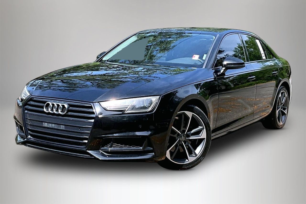 Brilliant Black 2019 Audi A4 Titanium 40 TFSI FWD Sedan Front-Wheel Drive 7-Speed Automatic