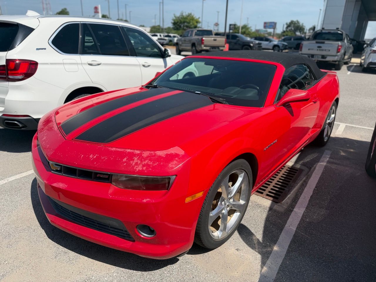 Red 2014 Chevrolet Camaro Convertible Rear-Wheel Drive 6-Speed Automatic