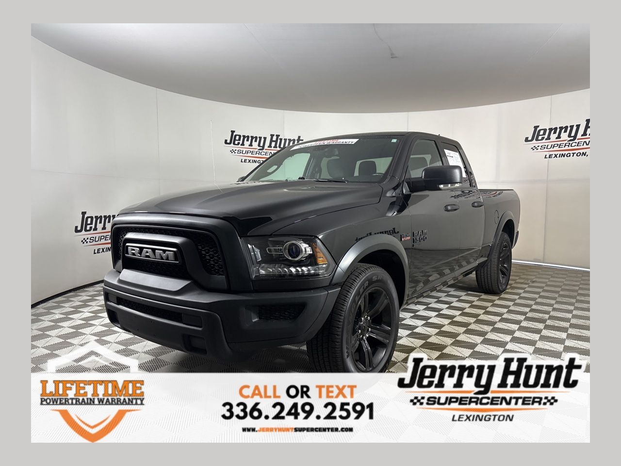 Diamond Black Crystal Pearlcoat 2024 RAM 1500 Classic Warlock Quad Cab RWD Pickup Truck 4X2 8-Speed Automatic