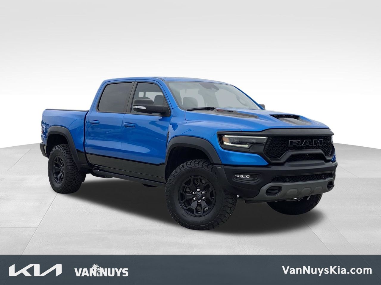 Hydro Blue Pearlcoat 2022 RAM 1500 TRX Crew Cab 4WD Pickup Truck All-Wheel Drive 8-Speed Automatic