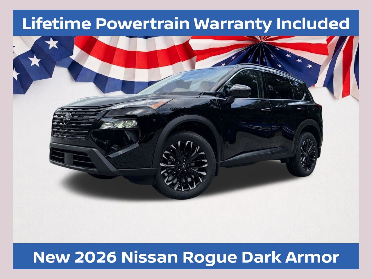 Super Black 2026 Nissan Rogue SUV / Crossover Front-Wheel Drive Continuously Variable Transmission