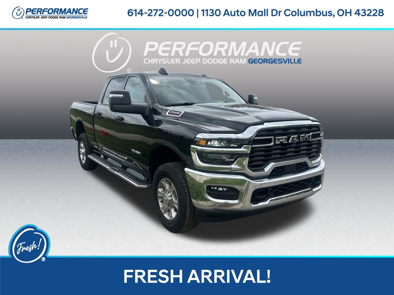 Diamond Black 2026 RAM 2500 Pickup Truck Four-Wheel Drive 8-Speed Automatic