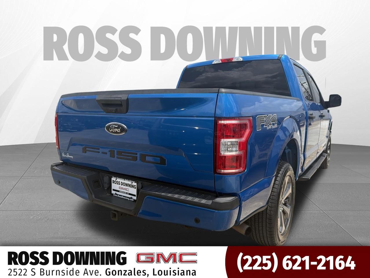 Blue Metallic 2019 Ford F-150 Pickup Truck Four-Wheel Drive Automatic