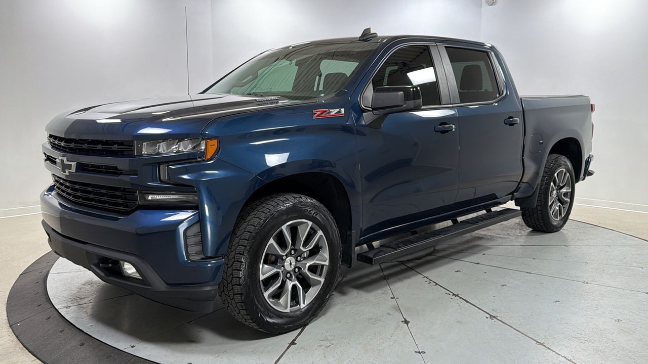 Northsky Blue Metallic 2021 Chevrolet Silverado 1500 RST Crew Cab 4WD Pickup Truck Four-Wheel Drive Automatic
