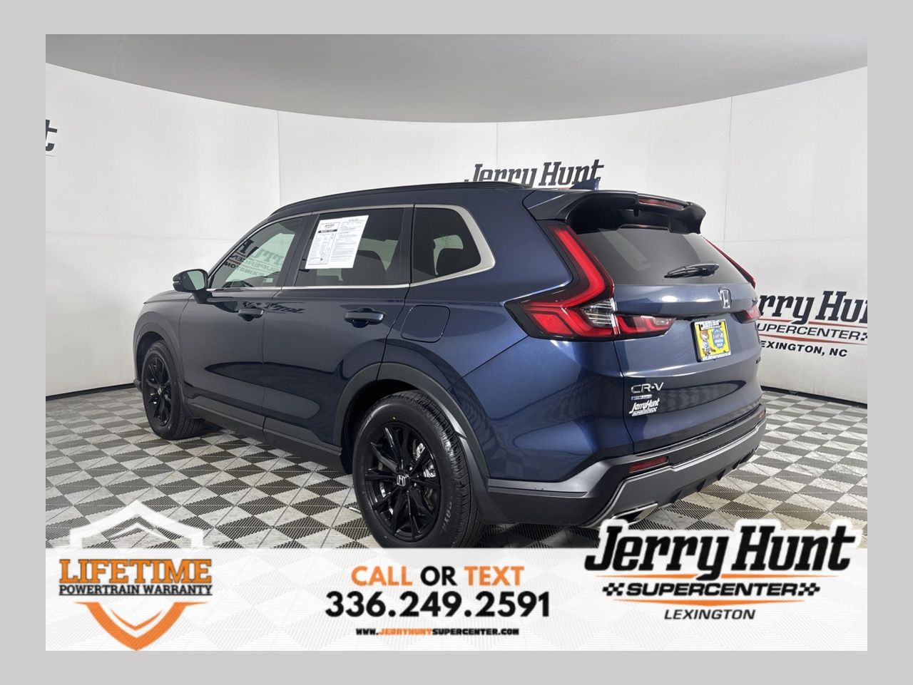 Blue 2025 Honda CR-V Hybrid SUV / Crossover Front-Wheel Drive Continuously Variable Transmission