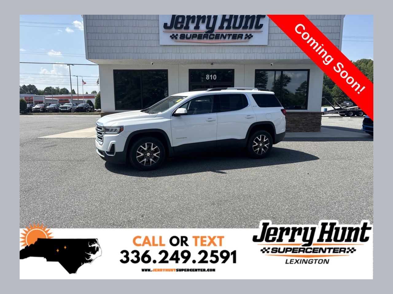 Summit White 2021 GMC Acadia SUV / Crossover Four-Wheel Drive 9-Speed Automatic