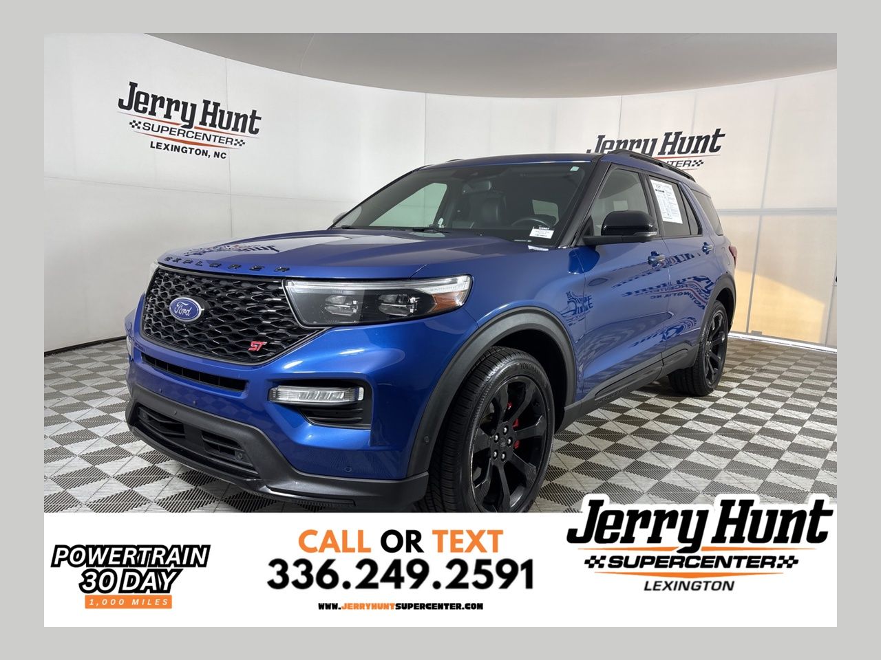 Blue 2020 Ford Explorer ST AWD SUV / Crossover All-Wheel Drive Automatic