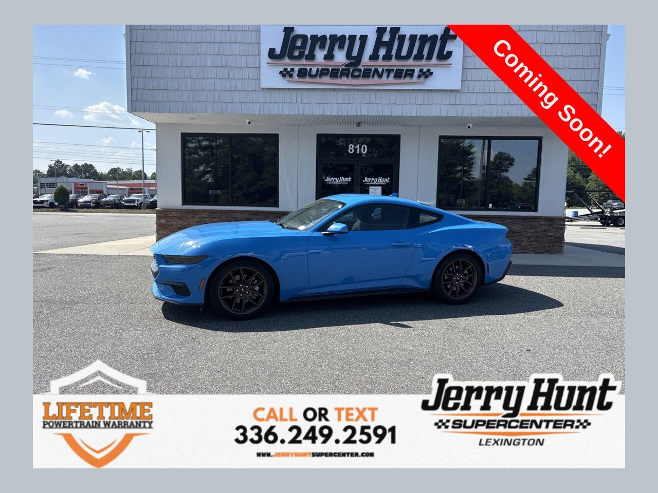 Grabber Blue Metallic 2026 Ford Mustang Coupe Rear-Wheel Drive Automatic