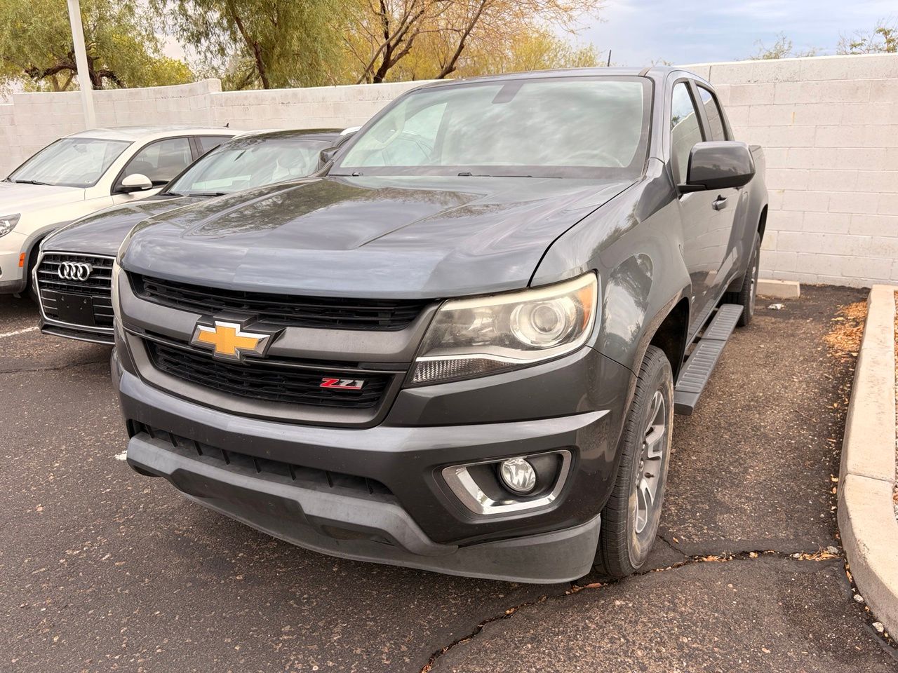 Cyber Gray Metallic 2015 Chevrolet Colorado Pickup Truck Four-Wheel Drive 6-Speed Automatic