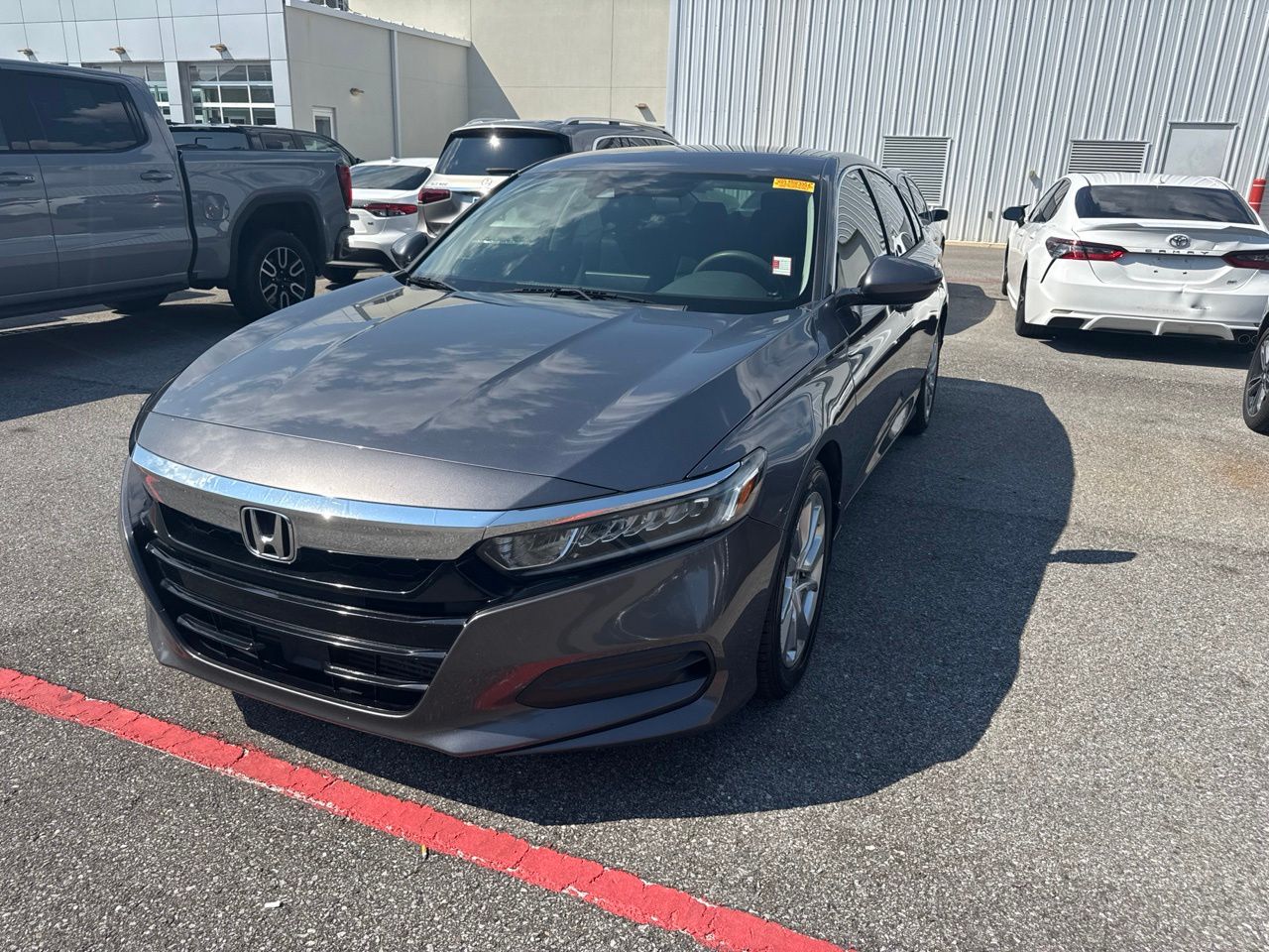 Gray (Modern Steel Metallic) 2019 Honda Accord Sedan Front-Wheel Drive Continuously Variable Transmission
