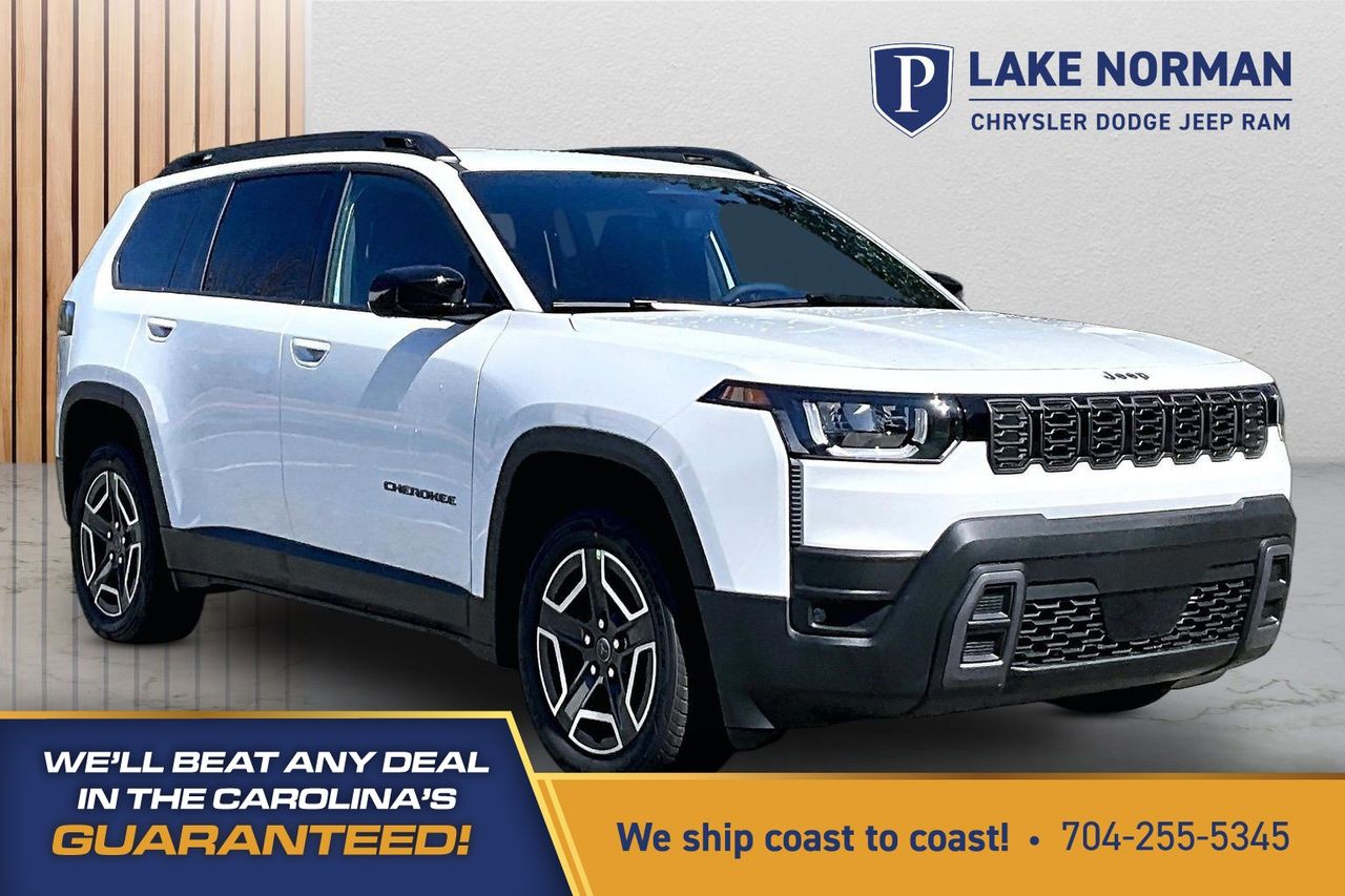 Bright White Clearcoat 2026 Jeep Cherokee Laredo 4WD SUV / Crossover Four-Wheel Drive Continuously Variable Transmission