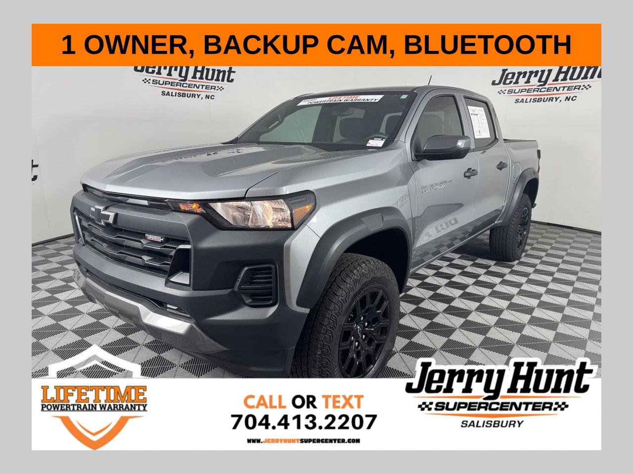 Sterling Gray Metallic 2025 Chevrolet Colorado Pickup Truck Four-Wheel Drive 8-Speed Automatic