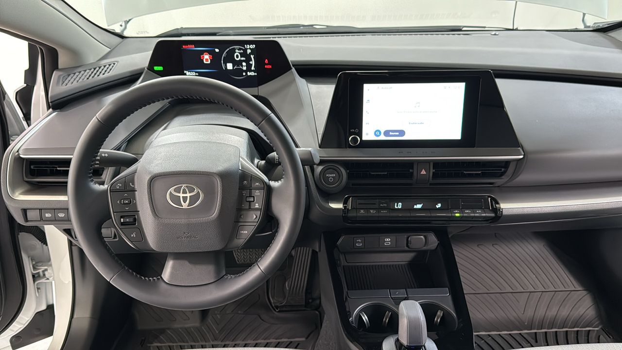 White (Wind Chill Pearl) 2026 Toyota Prius Hatchback Front-Wheel Drive Continuously Variable Transmission