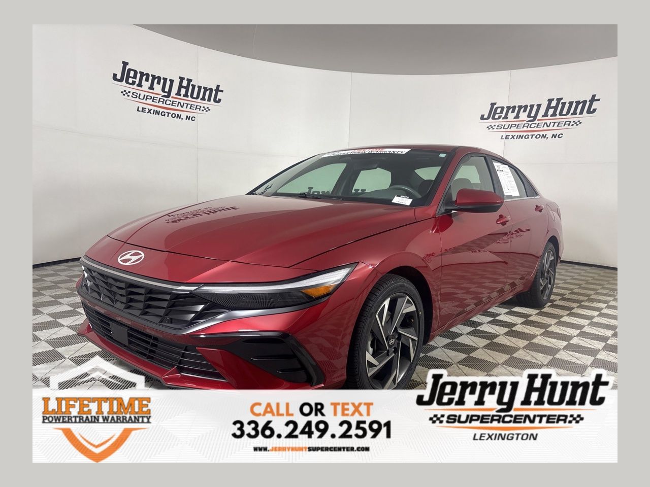 Ultimate Red 2024 Hyundai Elantra Sedan Front-Wheel Drive Continuously Variable Transmission